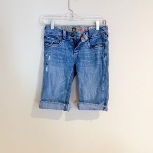 Free people long denim short